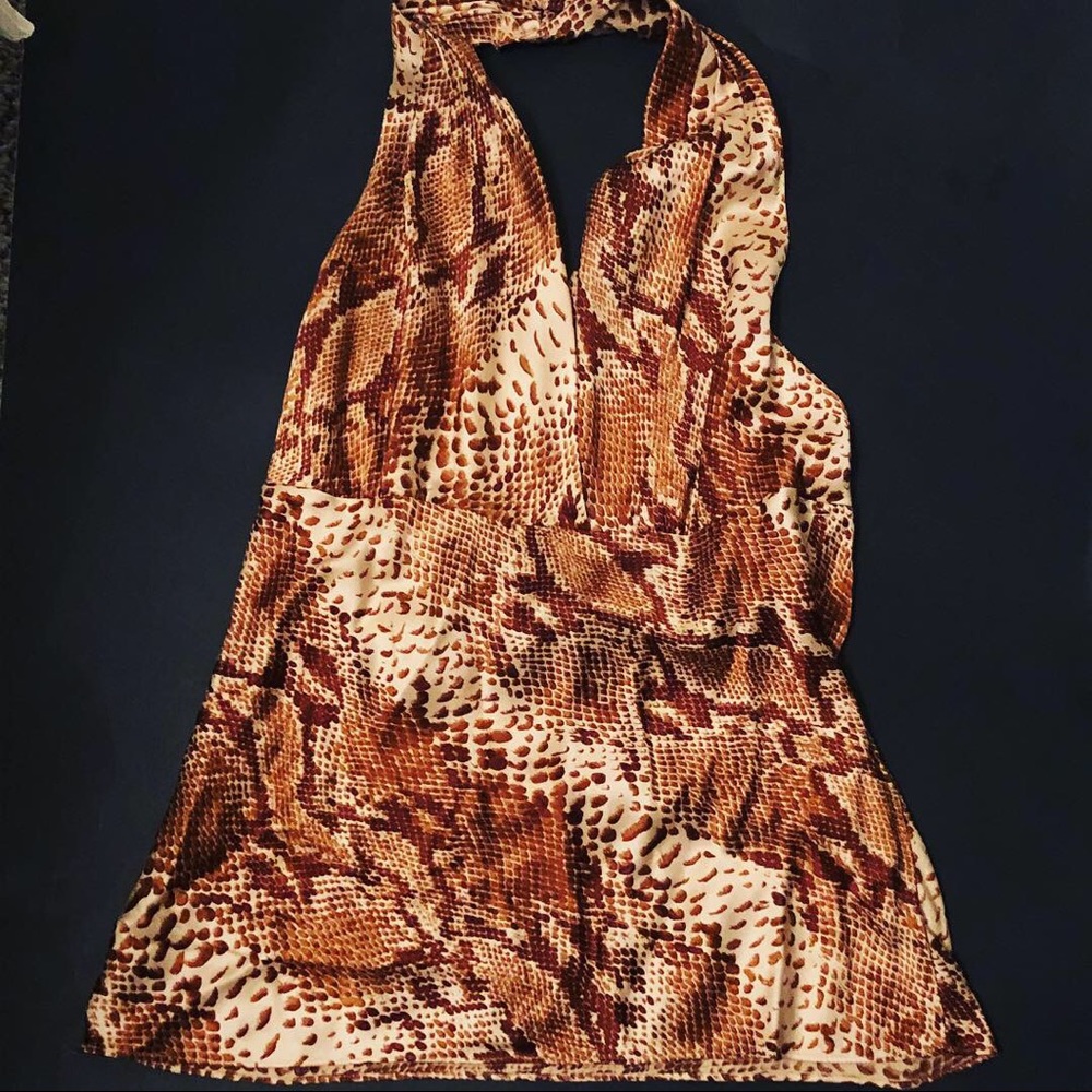 Express silk halter top!